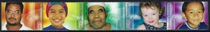 2000 Cocos Keeling Islands SG# 384a Face of Cocos strip of 5 Mint MUH MNH - Picture 1 of 1