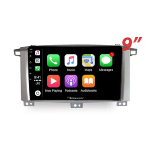 9" Wireless CarPlay Android Auto Nakamichi BT For Toyota Landcruiser 2002-2006 - Picture 1 of 3
