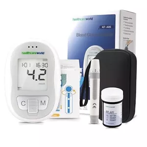 Blutzuckermessgerät mit Blutzuckerteststreifen und Lanzetten - mit Batterien - Bild 1 von 10