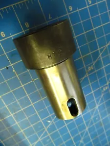 Adaptador de identificación cónico Morse #2 vástago recto de 1,50" x 3,37" OAL - Imagen 1 de 4