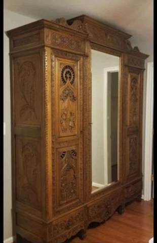 Brittany France circa 1900 Wardrobe Cover