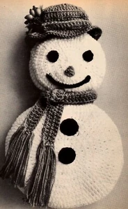 ADORABLE Snowman Nighty Bag or Purse/Crochet Pattern INSTRUCTIONS ONLY - Bild 1 von 1