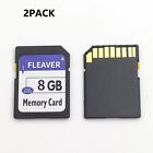 Carte mémoire flash SDHC 8 Go classe 4 - Pack de 2 cartes SD