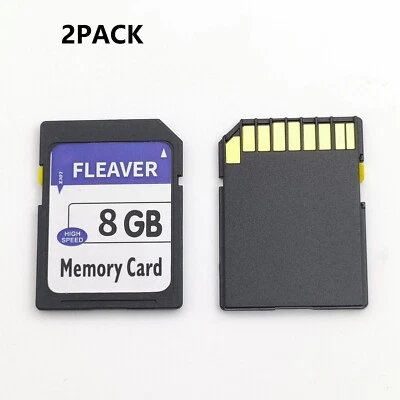 8GB Class 4 SDHC Flash Memory Card - 2 Pack SD CARDS - Image 1 of 4