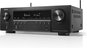 Denon AVR Denon 7.2 Ch 75w/Ch Advanced 8K Upscaling Dolby Atmos  AVR-S760H - Picture 1 of 6