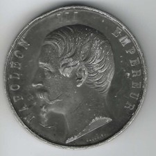 NAPOLEONE III MEDAGLIA 1859 GUERRA INDIPENDENZA ITALIA (MM.50) #MD701