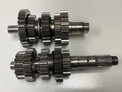 1989-2001 Honda CR500R CR500 transmissão entrada saída eixo engrenagens Tranny - Imagem 1 de 4