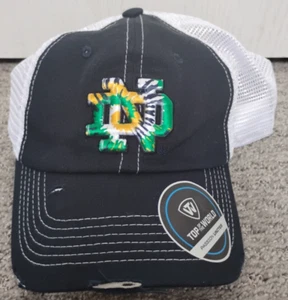 Notre Dame Fighting Irish Hut blau weiß Top of the World verstellbar Ripped Look - Bild 1 von 2