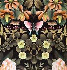 1 meter DESIGNERS GUILD “Ikebana VELVET” fabric all-over flowers and butterflies