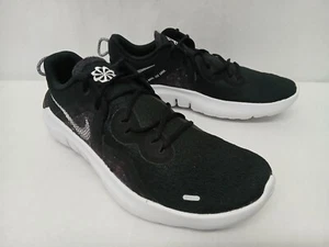 Nike Women's Flex 2021 RN Running Shoes CW3409-002 Black White Smoke Gray Sz 9.5 - Picture 1 of 10