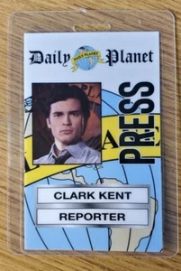 Superman Smallville ID Badge-Clark Kent Daily Planet Reporter costume cosplay A - Picture 1 of 2