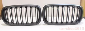 Front Grille for BMW F15 X5 2014-2016 Matte Black M Style - Picture 1 of 6