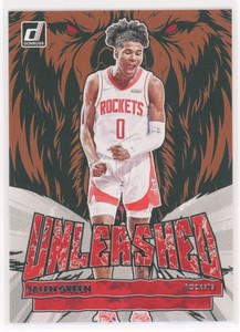 JALEN GREEN 2022-23 DONRUSS UNLEASHED #14 ROCKETS QTY