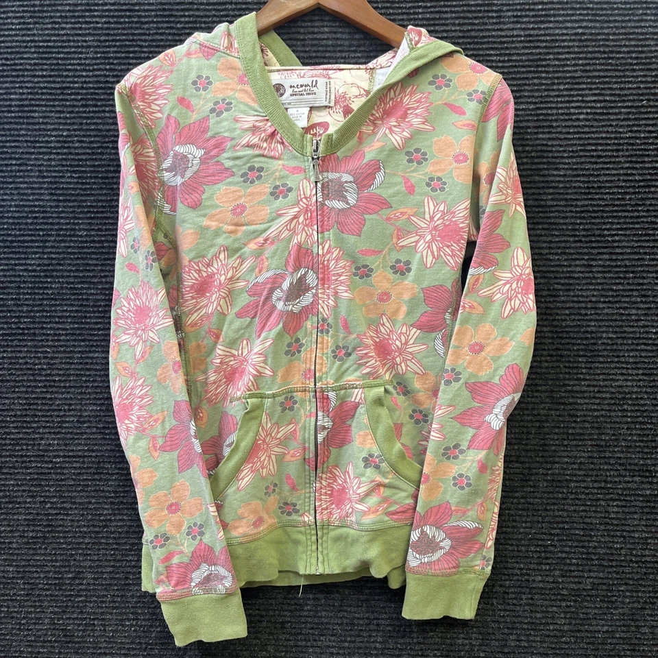 🔥ONE WORLD Live and Let Live Sudadera con Capucha Edición Especial Estampado Floral Mujer Pequeña Foto 1 de 4