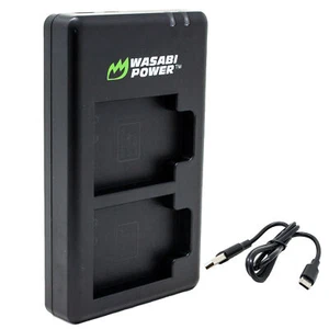 Wasabi Power USB-C Dual Akku Ladegerät für Olympus LI-90B - Bild 1 von 3
