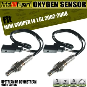 2x O2 Oxygen Sensors for Mini Cooper 2002-2008 I4 1.6L Upstream & Downstream - Picture 1 of 8