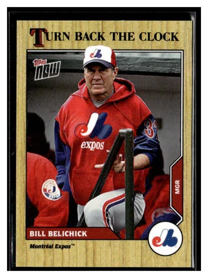 2023 Topps Now Turn Back the Clock Bill Belichick #BB1 Bill Belichick Expos - Image 1 of 2