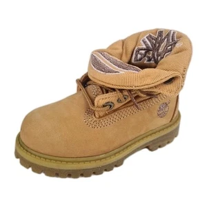 🚨 Timberland Roll Top Hex TODDLER Boots 29817 Waterproof Wheat Leather Size 6 - Picture 1 of 7