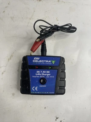 E-flite Celectra 2S 7.4V DC Li-Po Charger EFLUC1009 Clean! Free Ship - Image 1 of 3