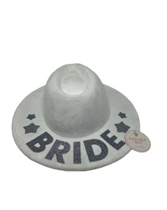 Novia Boda Panamá Sombrero Fiesta Sesión de Fotos Dama de honor Estrellas Un Lado - Imagen 1 de 4