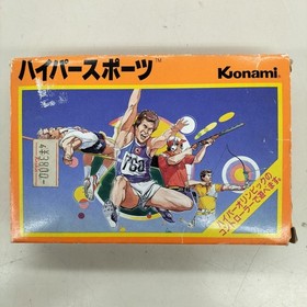 KONAMI Hyper Sports Famicom Nintendo NES Video Game Cartridge