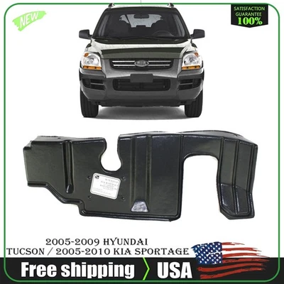 Passenger Side Engine Splash Shield Under Cover For 2005-2009 Hyundai Tucson Foto 1 de 4