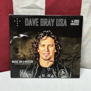 DAVE BRAY Music on a Mission signed CD acoustic 2016 patriotic veteran USA - Picture 1 of 5