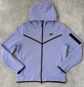 Nike Tech Fleece Full Zip Hoodie Lilac Purple, Mens Size Large CU4489-569 RARE - Picture 1 of 15