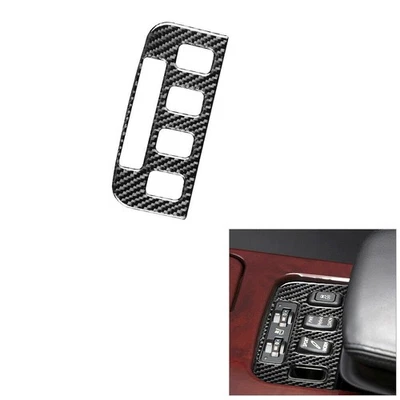 Carbon Fiber Seat Control Cover Trim For Lexus GS300/350/430/450h/460 2006-2011 Foto 1 de 4