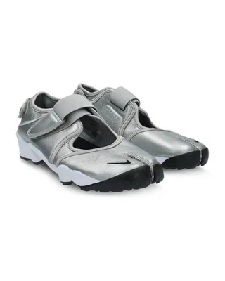 Tênis feminino Nike Air Rift couro metálico prata Mary Jane IH3656-095 - Imagem 1 de 4
