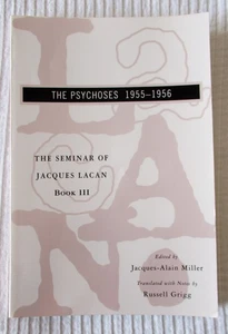 The Seminar of Jacques Lacan Book III: The Psychoses 1955-1956 (trade pbk) VG - Imagen 1 de 2