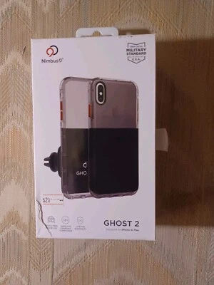 Футляр Nimbus 9 для iPhone Xs Max Ghost 2 черный проверенный на падение военный стандарт... - Изображение 1 из 2