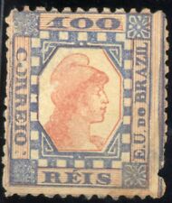 1891 BRAZIL🦜 TINTUREIRO 100r Stamp