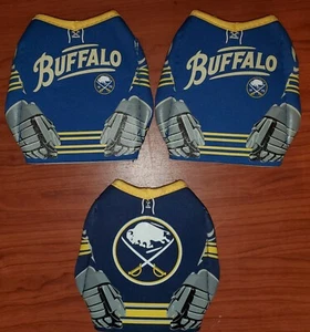 Buffalo Sabres Hockey Jersey Can Coozies Set Of 3 - Picture 1 of 2