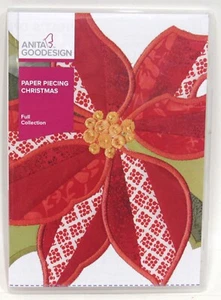 Anita Goodesign Paper Piecing Christmas Full Collection Embroidery CD 20 Designs - Picture 1 of 2