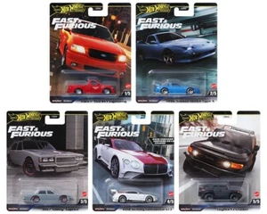 HOT WHEELS 2024 PREMIUM FAST AND FURIOUS SET COMPLETO DI 5 AUTO CUSTODIA RILASCIO H - Foto 1 di 6