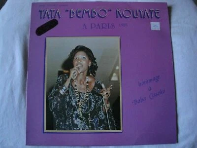 TATA "BEMBO" KOUYATE A PARIS 1985 VINYL LP SACEM S A 30 0058, GOUNDO TANDJA, EX - Image 1 of 4