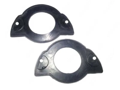 PAR DE CAUCHOS DE RESPALDO CON INSIGNIA DE TANQUE DE GASOLINA AJS INCOMPARABLES # Foto 1 de 4