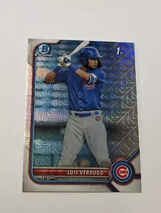 2022 Bowman Chrome Prospects Luis Verdugo - 1st BOWMAN RC BCP-147 Mojo Refractor - Picture 1 of 1
