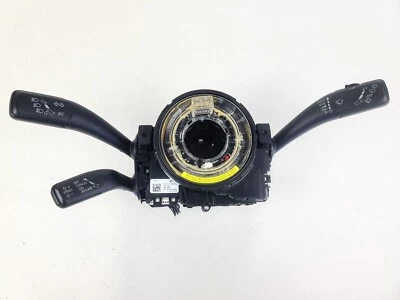 11-17 VOLKSWAGEN TOUAREG STEERING COLUMN WHEEL ANGLE SENSOR WIPER STALKS OEM - Image 1 of 4