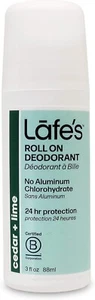 LAFES Cedar & Lime Deodorant Roll-On B Corp 24 Hour Protection 88ml - Picture 1 of 1