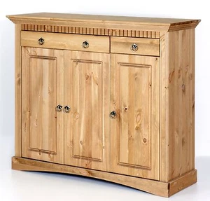 3 trg Kommode aus Kiefernholz gelaugt geölt Schrank Sideboard - Bild 1 von 4