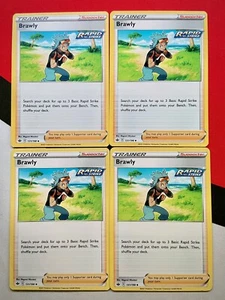 Brawly Trainer 131/198 Chilling Reign x4 Pokemon Playset 4x PACK FRESH - Picture 1 of 1