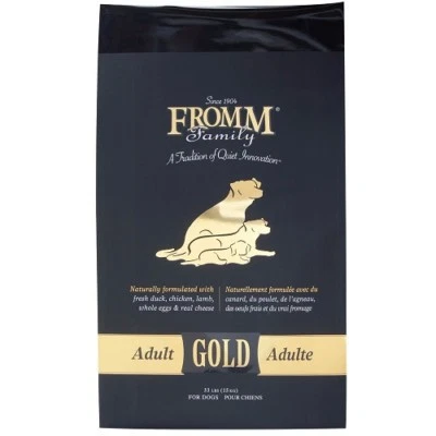 Fromm Gold Holistic Adult Dry Dog Food Chicken Lamb Duck with Grains 30 lb