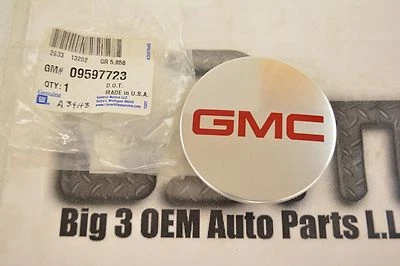 GMC Acadia 2007-2009 19 x 7,5 tapacubos central de rueda de aluminio nuevo OEM 9597723 Foto 1 de 3