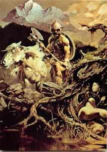 1993 Fumetto Immagini Frazetta II La Leggenda Continua #23 Venti Notturni - Foto 1 di 2