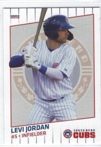 2019 South Bend Cubs (High-A Chicago Cubs) Levi Jordan