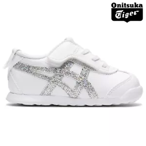 Onitsuka Tiger MEXICO 66 KIDS 2 Size 1184A173 Artificial Leather White JAPAN NEW - Picture 1 of 12