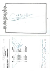 Gilles Villeneuve und Mario Andretti signiertes Programm 1979 - Bild 1 von 4