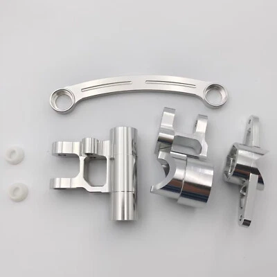 Juego de dirección CNC de aleación de aluminio para Rovan LT Losi 5ive-t KMX2 DTT 1/5 RC Foto 1 de 4